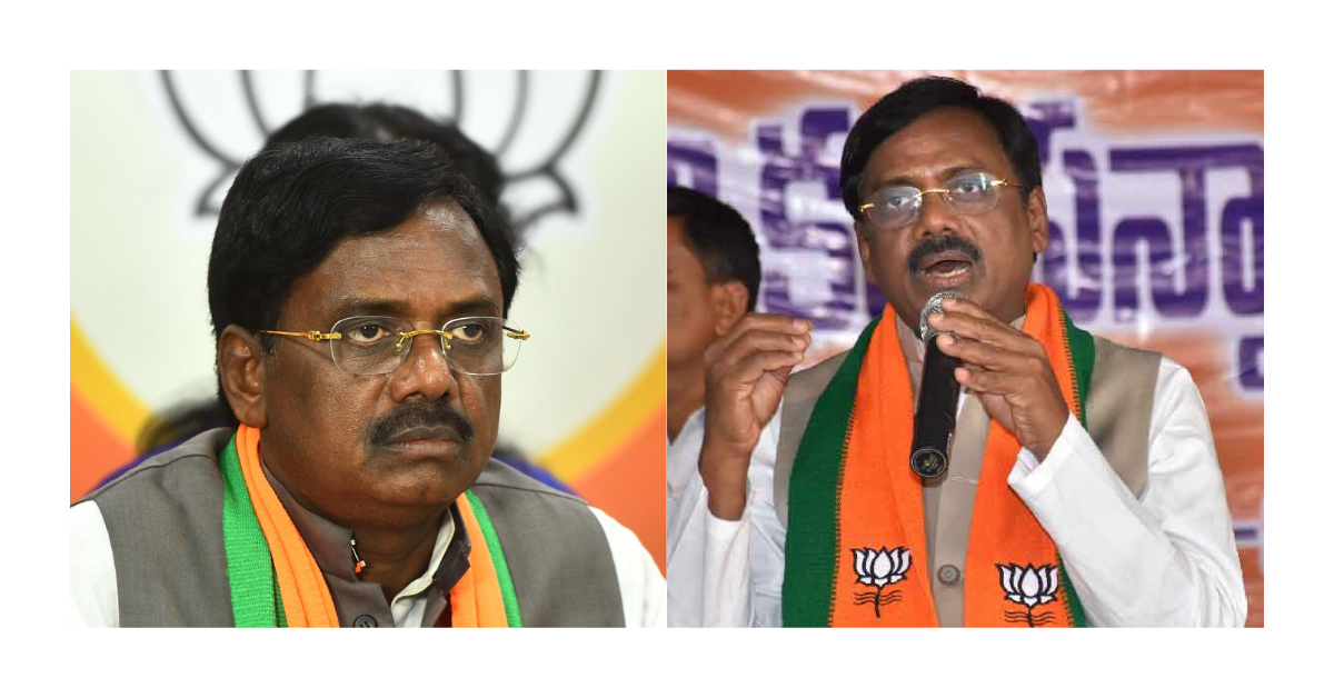 BJP chief Vivek Venkataswamy is probably returning to Congress.