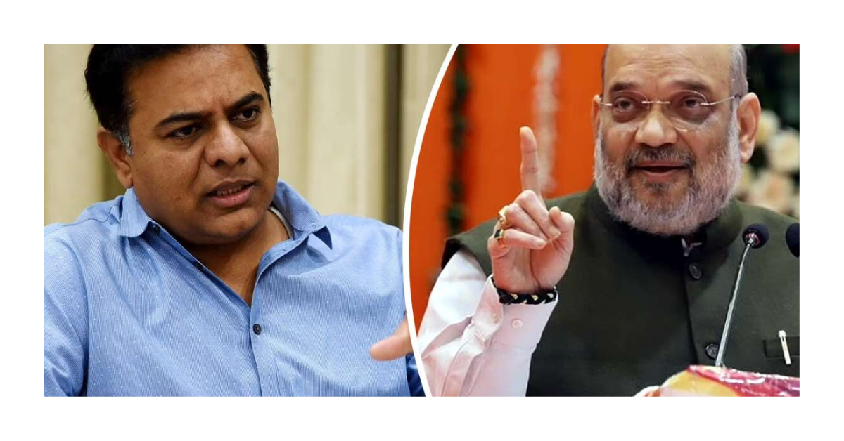 KTR criticizes Amit Shah for his remark on "dynamic politics"