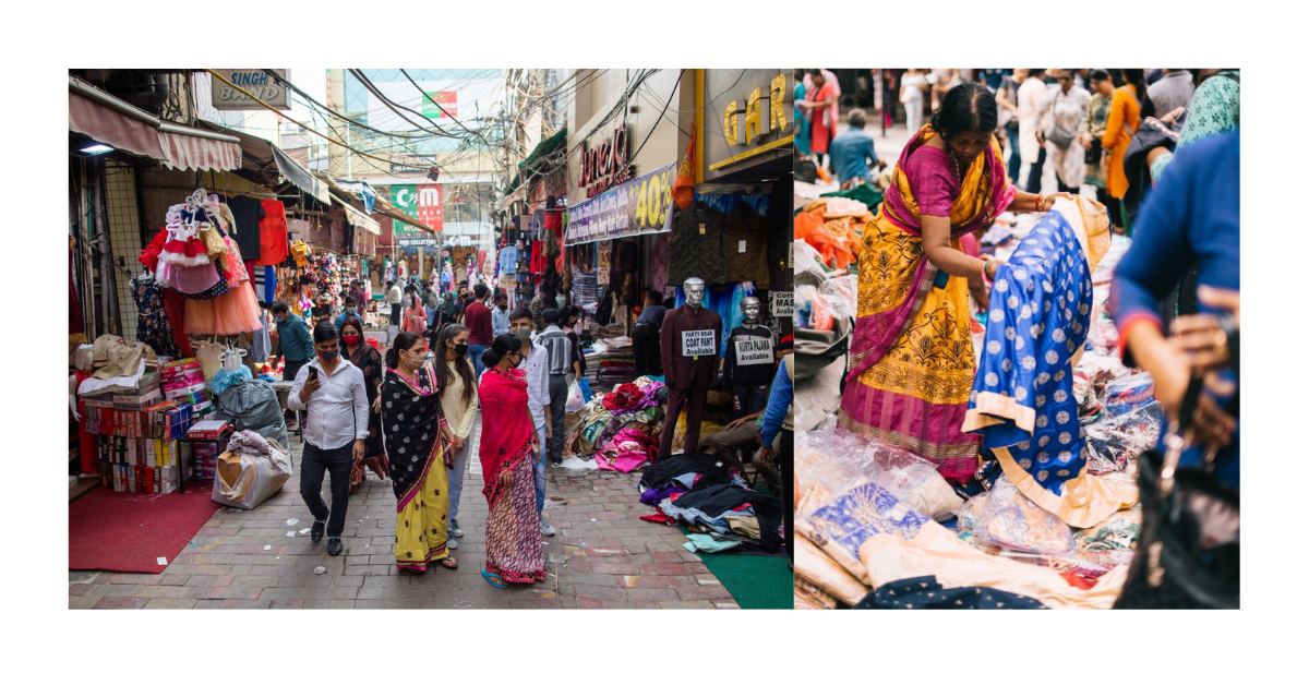 The retail industry in India is dominated by offline sales.