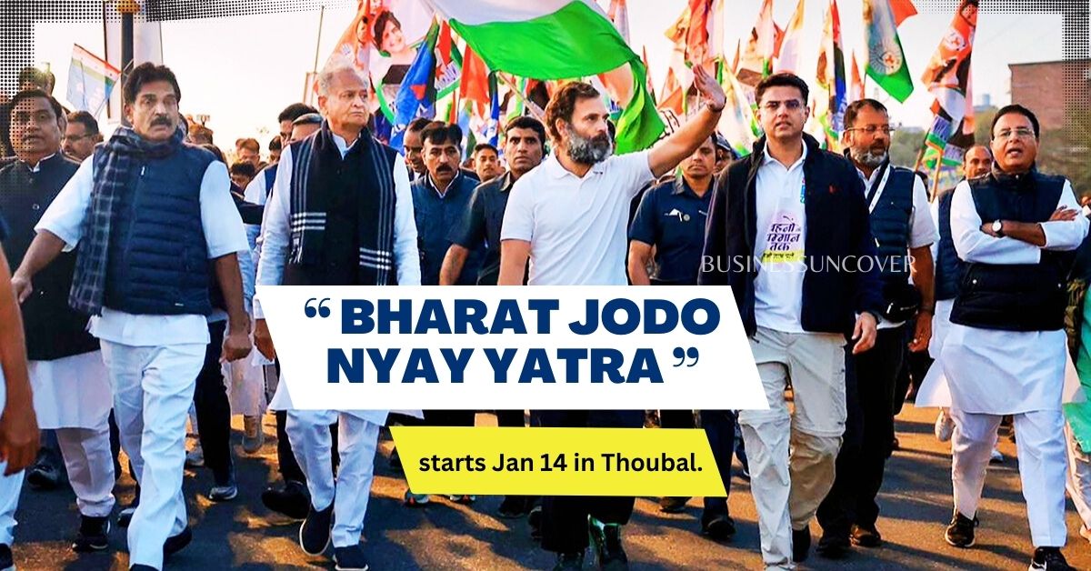 Bharat Jodo Nyay Yatra by Rahul Gandhi starts Jan 14 in Thoubal.