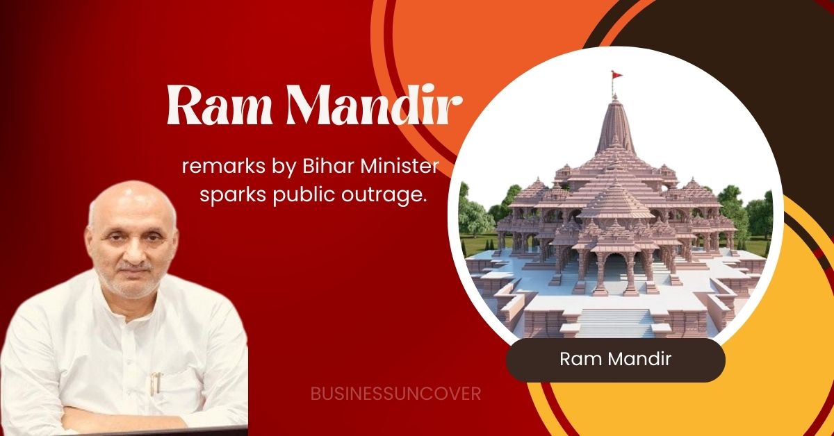 Ram Mandir remarks by Bihar Minister sparks public outrage.