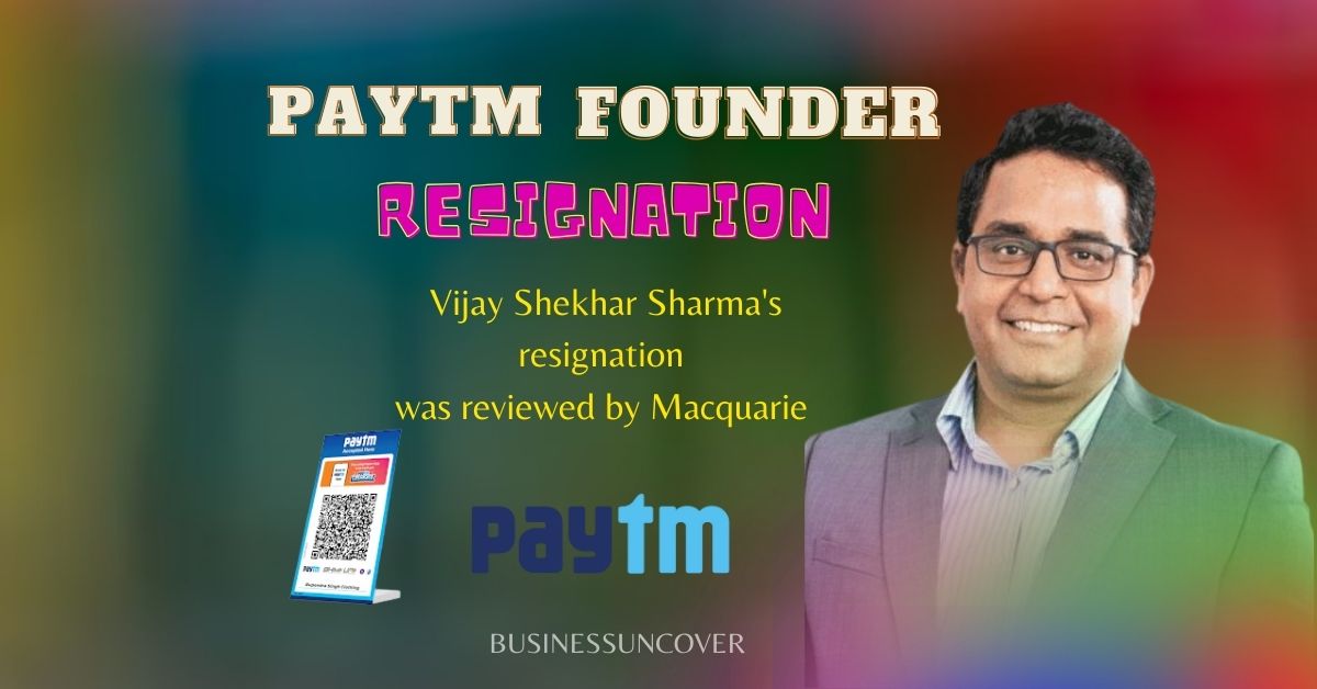 Vijay Shekhar Sharma resignation from Paytm Payments Bank