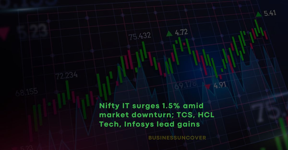 Nifty IT surges 1.5% amid market downturn; TCS, HCL Tech, Infosys lead gains