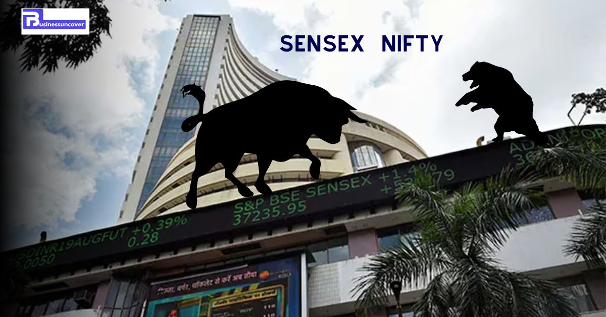 Sensex loses 454 points, Nifty maintains 22,000, M&M falls 5%, and OMCs rise to 6%