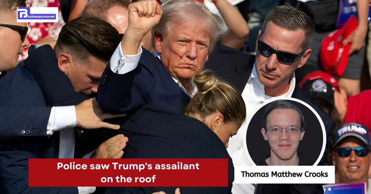  Donald Trump Police saw Trump's assailant on the roof