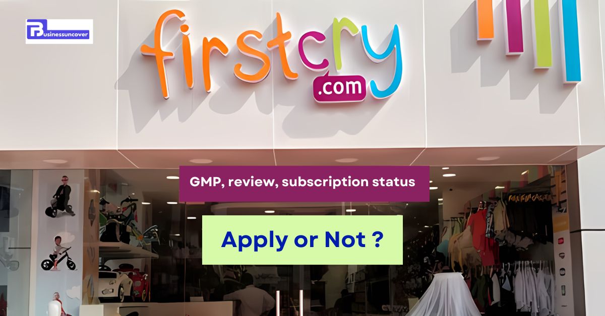 Firstcry IPO day 1 GMP, review, subscription status