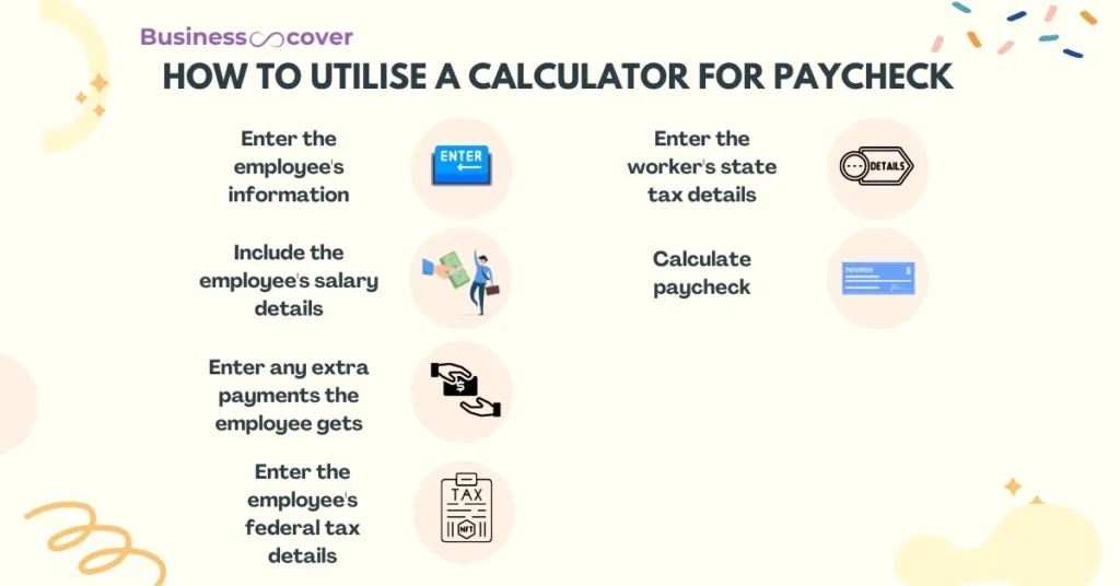 How to utilise a calculator for  paycheck 