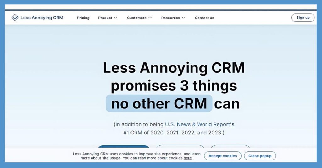 Less Annoying CRM 