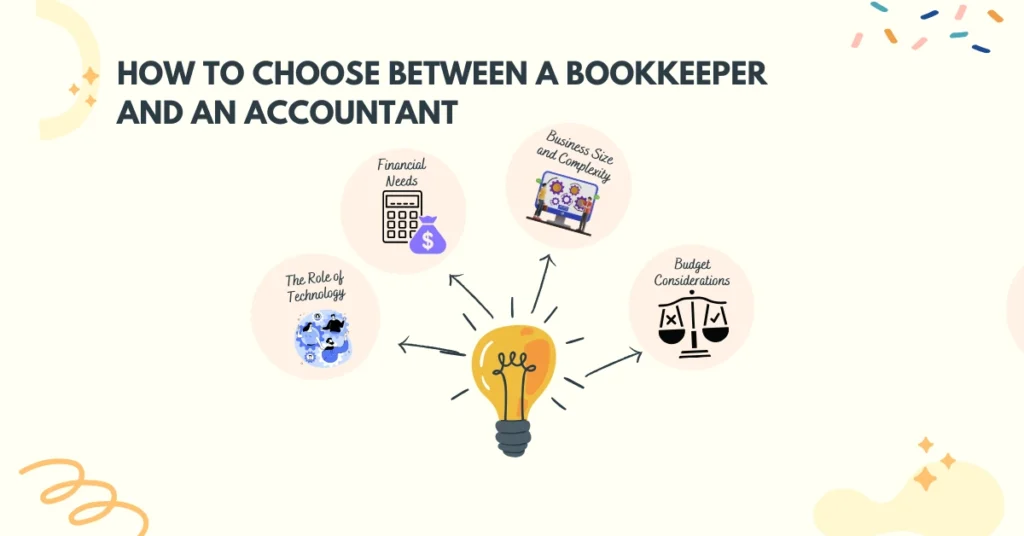 How to Choose Between a Bookkeeper and an Accountant