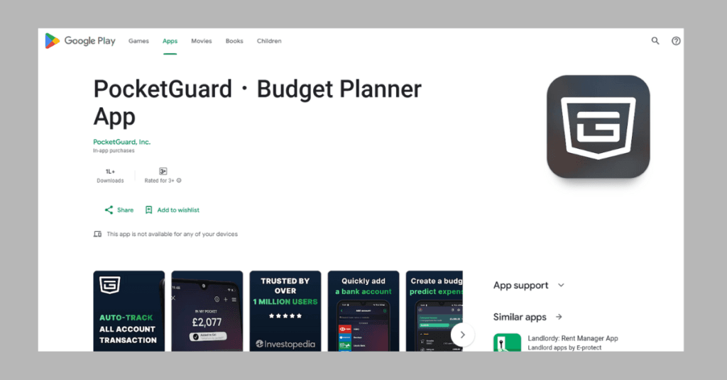 PocketGuard: Simple Expense Monitoring